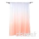 KEYIA FrançAis Romantique Gradient Sheer Curtain Tulle Window Treatment Voile Drape Valance 1 Panel Fabric Rideau - B07RWDFXGM